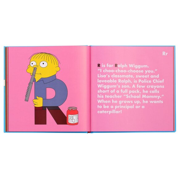 BRAND NEW THE SIMPSONS BOOK (HARDCOVER) LEGENDS ALPHABET BOOK FOR ALL AGES - Picture 5 of 6
